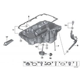 Genuine Engine Oil Pan 11 13 8 510 206 buy in USA