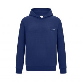 Genuine Logo Embossed Unisex Mens Womens Ladies Sweat Hoodie Blue Cotton Top 80 14 5 B36 B25 buy in USA