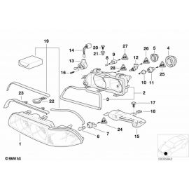 Genuine Headlight Headlamp Light Bulb Socket Holder Replacement 63 13 8 361 002 buy in USA