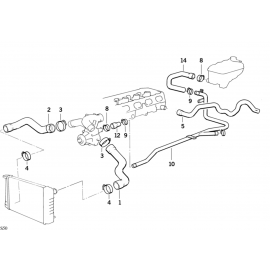 Genuine Cooling System Engine Inlet/Water Valve Hose/Pipe buy in USA