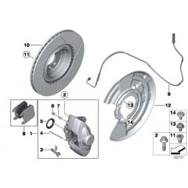 Genuine Rear Brake Disc Set Left Right Ventilated 345mm 34 20 6 797 600 buy in USA