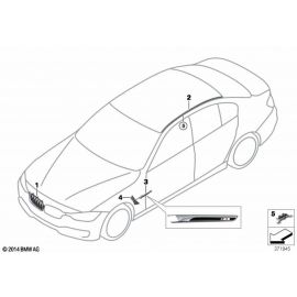 Genuine Right Driver Side OS Offside Molding M3 51 14 8 068 588 buy in USA