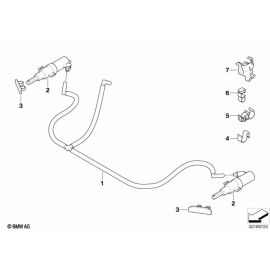 Genuine Right Spray Nozzle Cover Primed 61 67 7 211 210 buy in USA