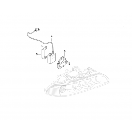 Genuine Control Unit Xenon Light Bracket Right 63 12 6 907 424 buy in USA