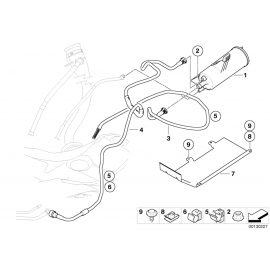 Genuine Fuel Tank Protection Plate 16 13 7 180 164 buy in USA