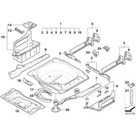 Genuine Trunk Floor Panel Threaded Rod M8 x 192 41 11 8 209 460 buy in USA