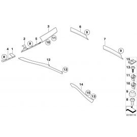 Genuine Aluminium Bottom Glove Box Compartment Door Cover Lid 51 45 9 210 979 buy in USA