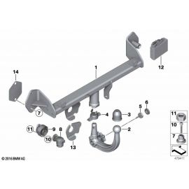 Genuine Scdel Of Tow Towing Hitch Detachable Ball Head 71 60 6 855 719 buy in USA