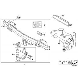 Genuine Towing Hitch Hexagon Screw Flange M12 x 1.5 x 41 ZNS3 34 11 6 797 579 buy in USA