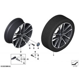 Genuine 19 Wheel Rim Disc Alloy Jet Black Matt 8.5Jx19 ET:40 36 11 8 747 001 buy in USA