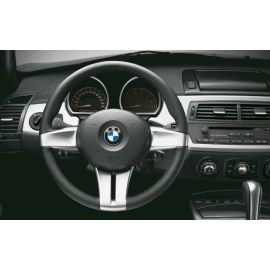 Genuine Sport Steering Wheel Cover Trim Set Chrome 32 34 6 785 702 buy in USA