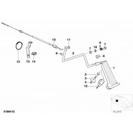 Genuine Accelerator Pedal Springs Repair Kit RHD Replacement 35 41 9 068 655 buy in USA