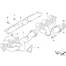 Genuine Exhaust Manifold Gasket Ring 11 62 7 830 668 buy in USA