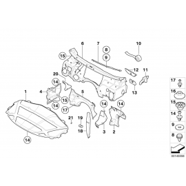 Genuine Sound Insulating Engine Hood Heat Shield 51 48 3 451 622 buy in USA