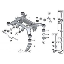 Genuine Blind Rivet Nut Flat Headed M8 07 14 6 989 335 buy in USA