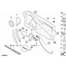 Genuine Right Driver Side OS Door Sound Insulation Seal 51 48 7 016 656 buy in USA