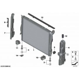 Genuine Engine Cooling Radiator Control Sleeve Replacement 17 10 7 523 260 buy in USA