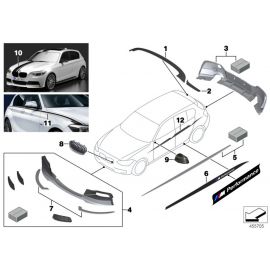 Genuine Right OS Left NS Foil Side Sill 51 19 2 220 967 buy in USA