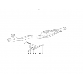 Genuine Exhaust Silencer/Muffler Bracket 18 30 1 427 765 buy in USA