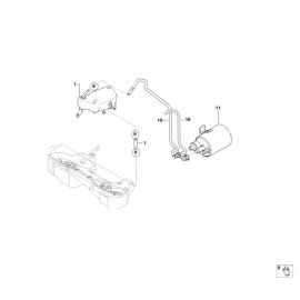 Genuine Activated Carbon Container/Expansion Tank Vent Pipe 16 11 6 753 210 buy in USA