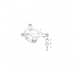 Genuine Rear Axle Rubber Mount Bushing Kit of 2 33 31 2 283 419 buy in USA