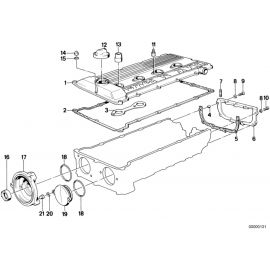 Genuine Engine Cylinder Head Cover Gasket Asbestos Free 11 12 1 312 171 buy in USA