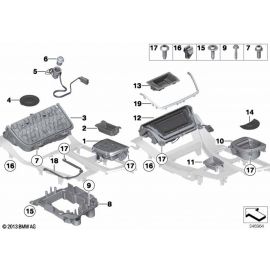 Genuine Middle Centre Console Ashtray Assemby Complete 51 16 9 206 347 buy in USA