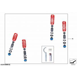 Genuine Sport Suspension Retrofit Kit Shock Absorbers M 33 50 2 456 208 buy in USA