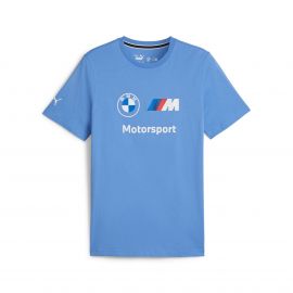 Genuine M Motorsport Logo Mens T Shirt Light Blue Tee Top Short Sleeve 80 14 5 B31 8B8 buy in USA