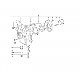 Genuine Lubrication System Oil Pump 11 41 2 246 478 buy in USA