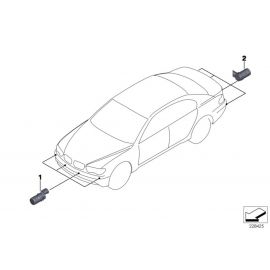 Genuine PDC Ultrasonic Parking Sensor Monaco Blue 66 20 6 989 225 buy in USA