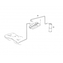 Genuine Expansion Tank Vent Pipe/Hose 16 13 1 184 078 buy in USA