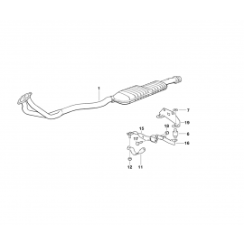 Genuine Exhaust System Suspension Support Bracket 18 30 1 737 003 buy in USA