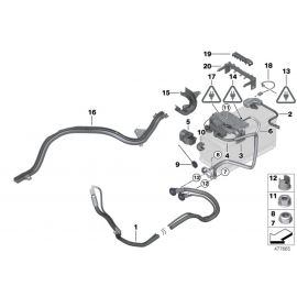 Genuine Rear Battery Lead Distribution Box Adapter IBS 2010 12 51 7 615 476 buy in USA