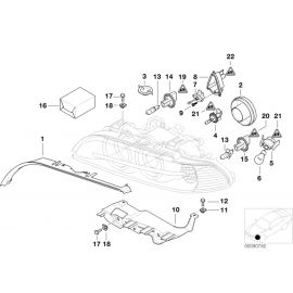 Genuine Headlight Headlamp Cover 63 12 8 375 448 buy in USA