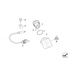 Genuine Steering Lock Ignition Switch 61 32 6 901 961 buy in USA