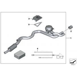 Genuine M Performance Exhaust System Diesel Fuel 18 30 2 407 192 buy in USA