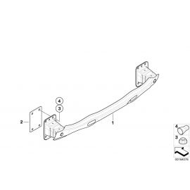 Genuine Rear Bumper Impact Gasket Carrier 51 12 7 158 451 buy in USA