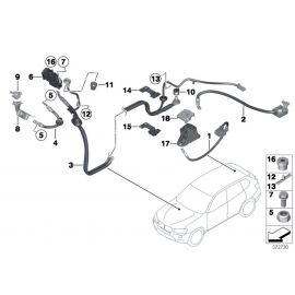 Genuine Earth Battery Cable Plus Pole SBK2.2 61 12 9 321 005 buy in USA