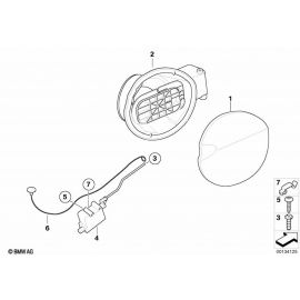 Genuine Fuel Filler Pot Flap Hinge Tank Cap Replacement 51 17 7 069 449 buy in USA