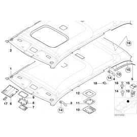 Genuine Mounting Trim Clip x4 51 43 7 194 187 buy in USA