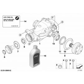 Genuine 1L Gear Differential Diff Oil 1 Litre Synthetic OSP 83 22 2 365 987 buy in USA