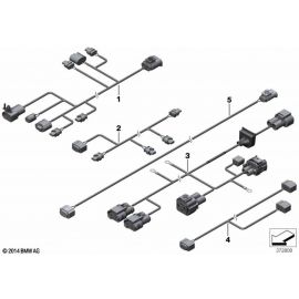 Genuine Front Apron Cables Set Wiring Harness Electrical 61 12 9 335 481 buy in USA