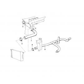 Genuine Cooling System Radiator Engine Return Hose/Pipe buy in USA