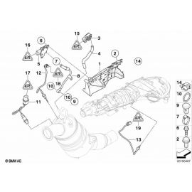 Genuine Exhaust Pressure Sensor 13 62 7 808 013 buy in USA