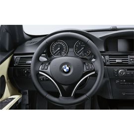 Genuine Steering Wheel Cover Matt Black/Chrome 32 30 6 783 048 buy in USA