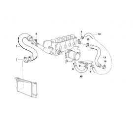 Genuine Cooling System Water Hose/Pipe 11 53 1 739 558 buy in USA