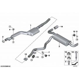 Genuine Exhaust Tail Pipe Trim Chrome Tailpipe Replacement 18 30 8 667 479 buy in USA