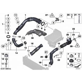 Genuine Air Duct Pre Formed Seal 11 61 7 791 469 buy in USA