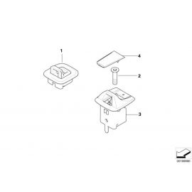 Genuine Child Seat Holder Bracket Black 72 14 9 119 678 buy in USA